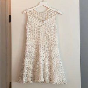 White eyelet dress